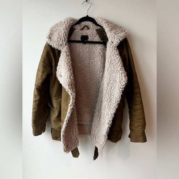 Wilfred Free Sherpa Bomber Jacket - Picture 4 of 8